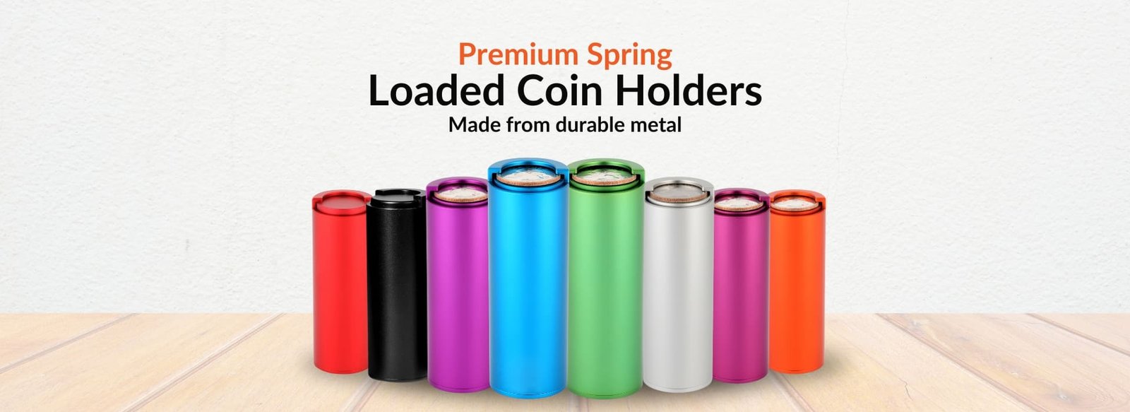 Round Aluminum Chalk Holders