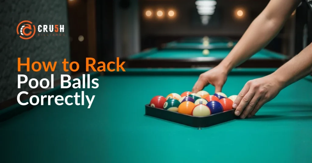 how to rack pool balls