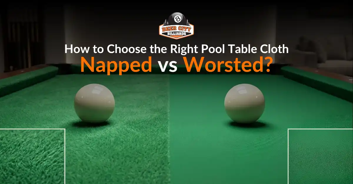 how to choose pool table cloth