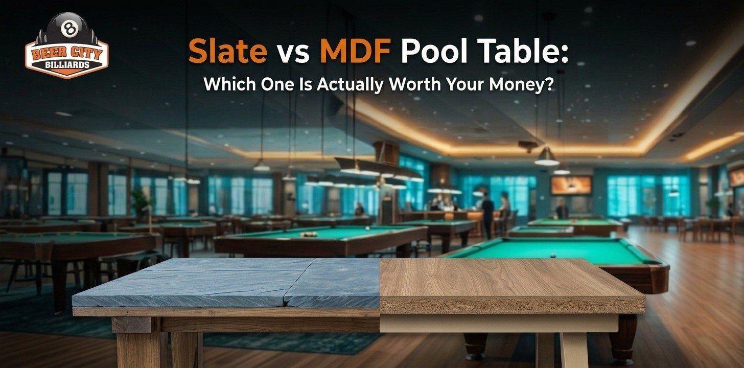 slate vs mdf pool table