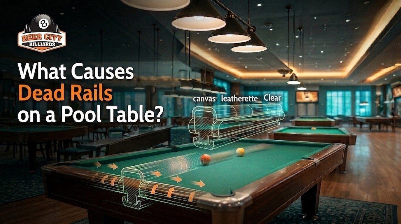dead rails on a pool table