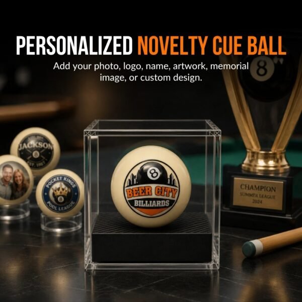 Custom Personalized Novelty Cue Ball